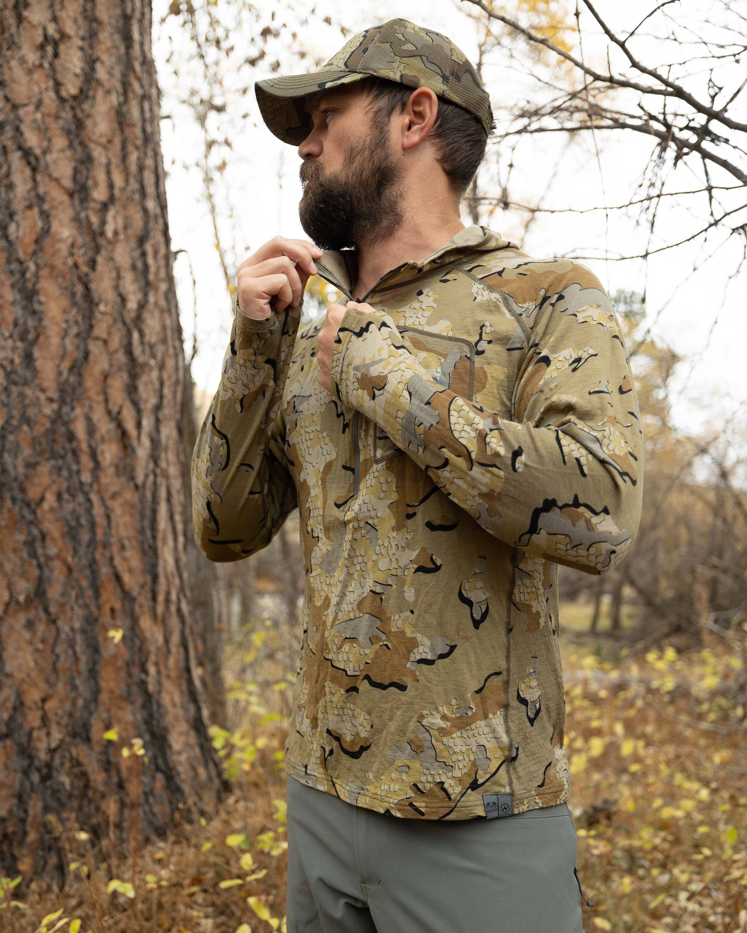 ULTRA Merino 145 Zip-T Hunting Hoodie | Bone - Image 7