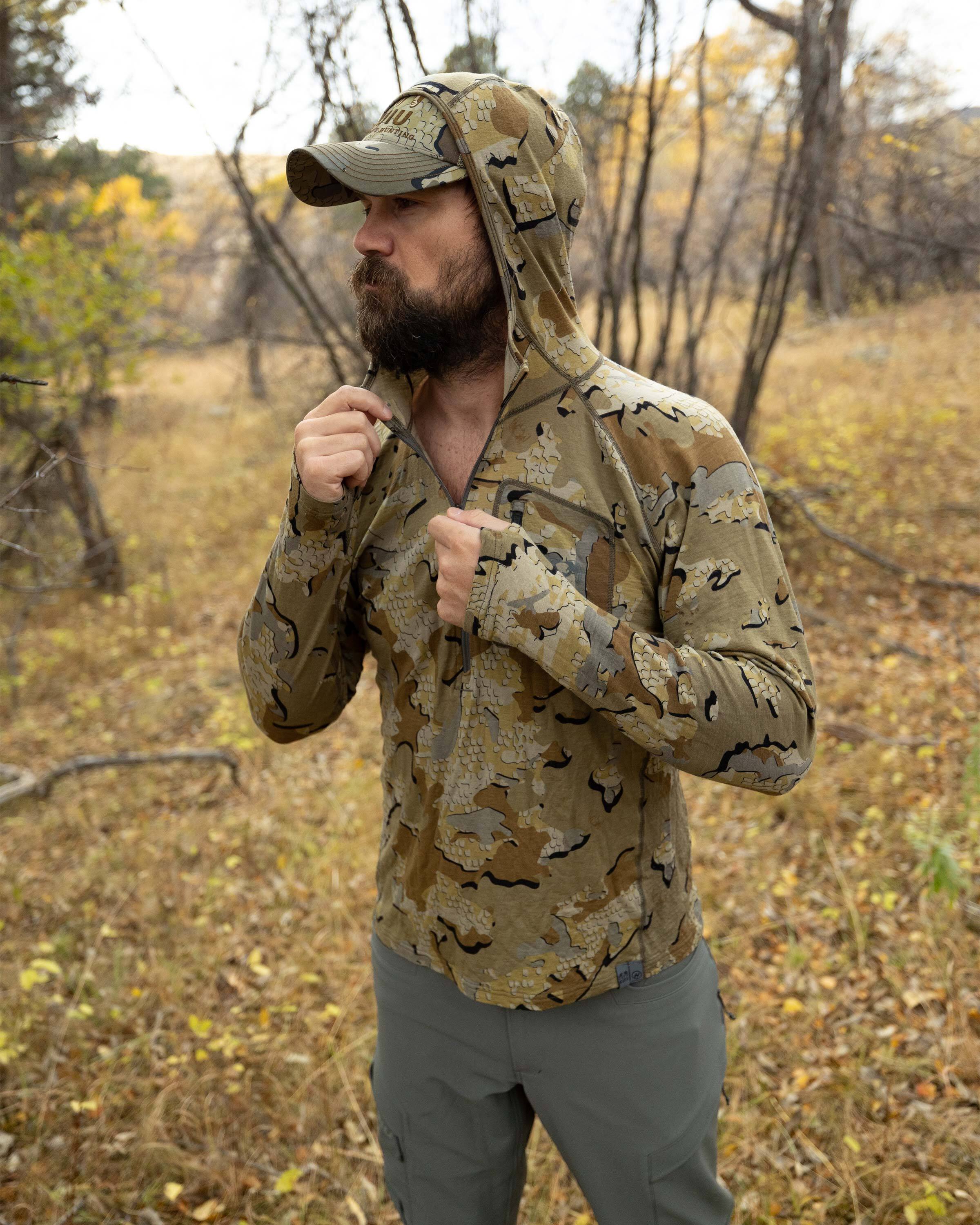 ULTRA Merino 145 Zip-T Hunting Hoodie | Bone - Image 8