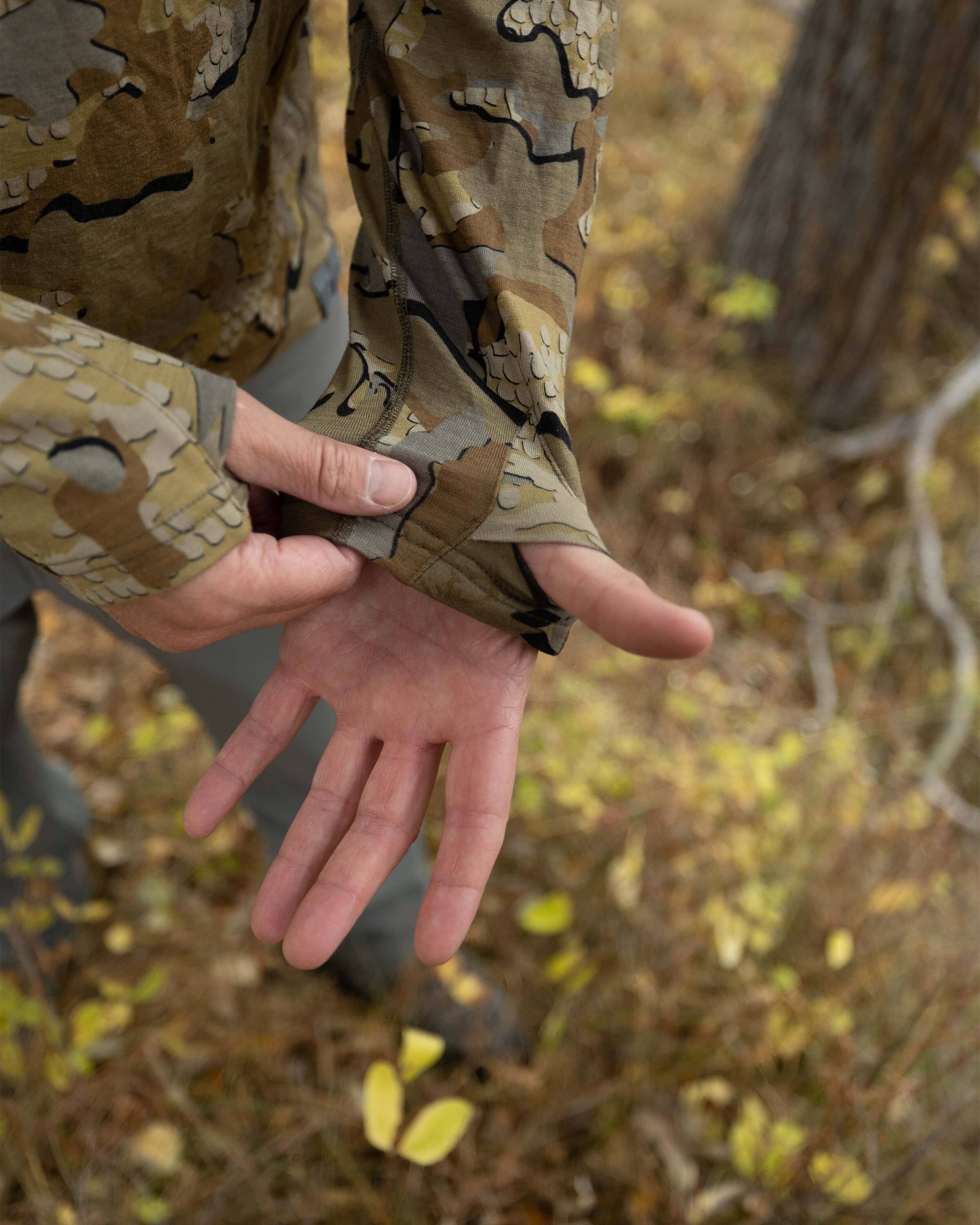 ULTRA Merino 145 Zip-T Hunting Hoodie | Bone - Image 12